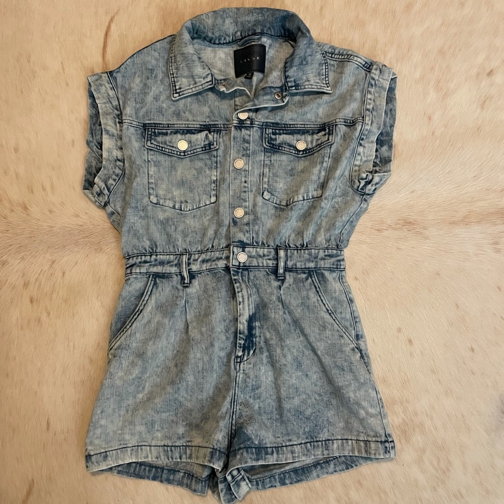 Denim Romper BlankNYC EUC